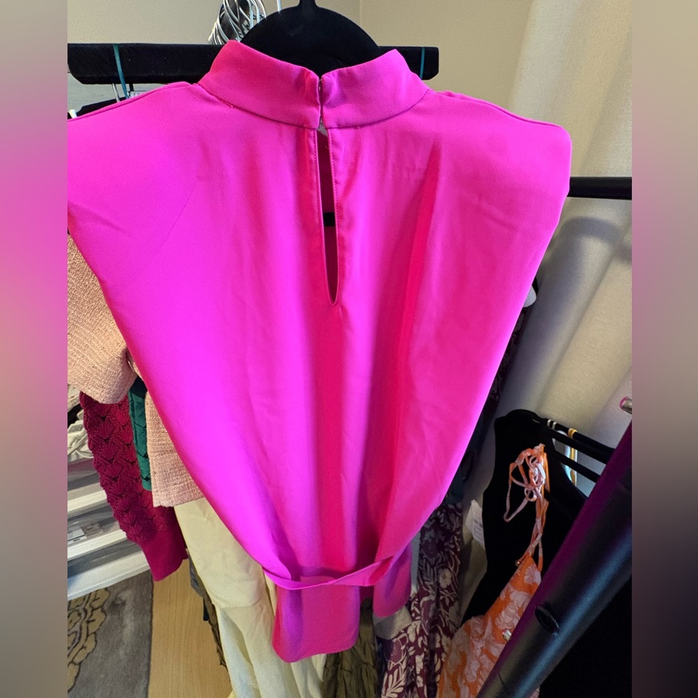 Amanda Uprichard Cleary Mini Dress in Fuschia - nwt - small - Picture 7 of 7